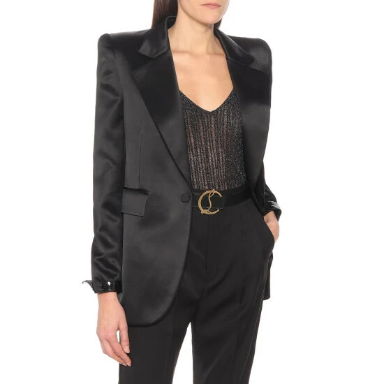 Christian Louboutin CL Logo Reversible Leather Belt 1 Christian Louboutin CL Logo Reversible Leather Belt