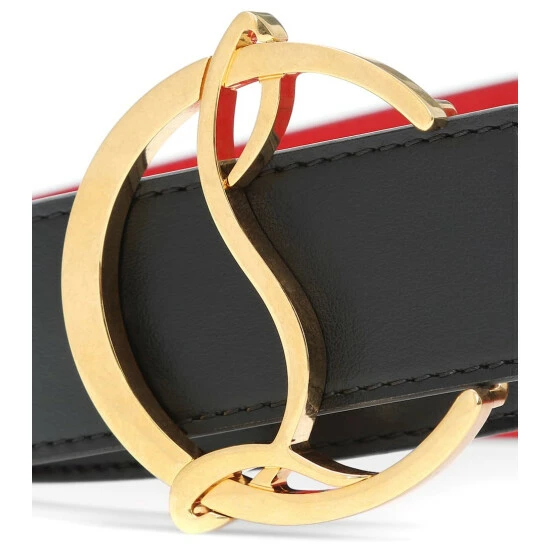 Christian Louboutin CL Logo Reversible Leather Belt 2 Christian Louboutin CL Logo Reversible Leather Belt - Image 2