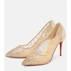 Christian Louboutin Follies Strass Embellished Mesh Pumps -Christian Louboutin Sales unnamed file 1040