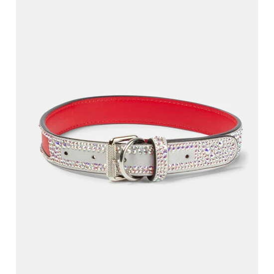 Christian Louboutin Loubicollar M Leather Dog Collar 4 Christian Louboutin Loubicollar M Leather Dog Collar - Image 4