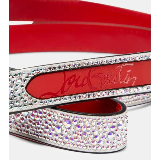 Christian Louboutin Loubileash M Embellished Suede Dog Leash 2 Christian Louboutin Loubileash M Embellished Suede Dog Leash - Image 2