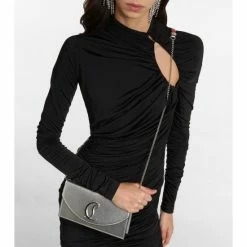 Christian Louboutin Loubi54 Leather Clutch