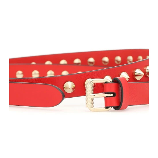 Christian Louboutin Loubispikes Leather Belt 2 Christian Louboutin Loubispikes Leather Belt - Image 2