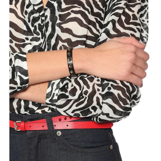 Christian Louboutin Loubilink Leather Bracelet 2 Christian Louboutin Loubilink Leather Bracelet - Image 2