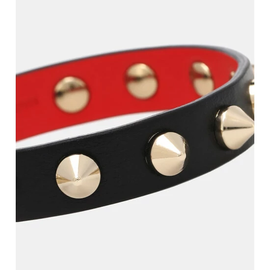 Christian Louboutin Loubilink Leather Bracelet 3 Christian Louboutin Loubilink Leather Bracelet - Image 3