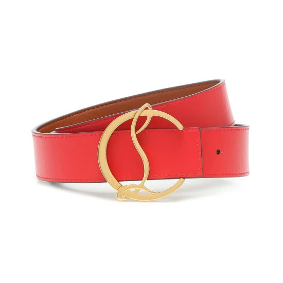 Christian Louboutin CL Logo Reversible Leather Belt 3 Christian Louboutin CL Logo Reversible Leather Belt - Image 3