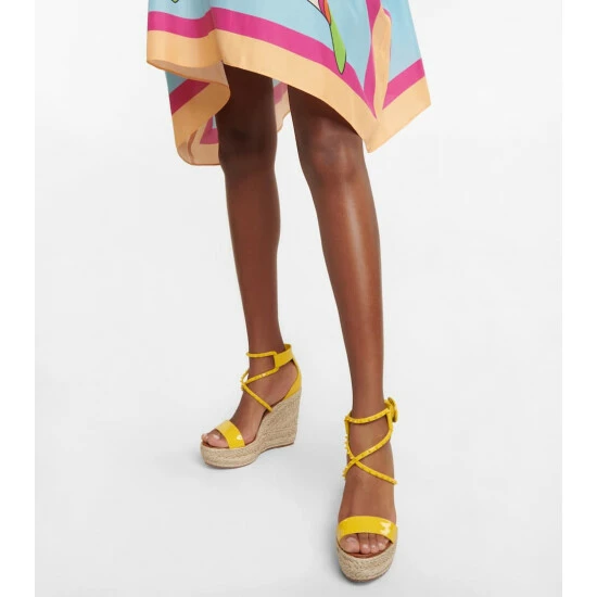 Christian Louboutin Chocazeppa Spikes 120 Espadrille Wedges 3 Christian Louboutin Chocazeppa Spikes 120 Espadrille Wedges - Image 3