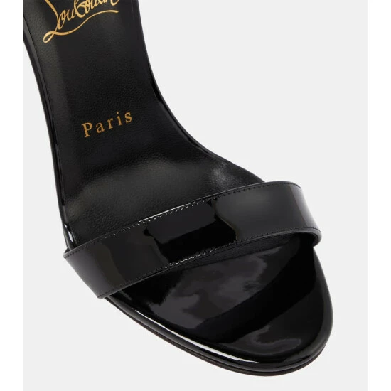 Christian Louboutin Lipqueen 100 Patent Leather Sandals 5 Christian Louboutin Lipqueen 100 Patent Leather Sandals - Image 5