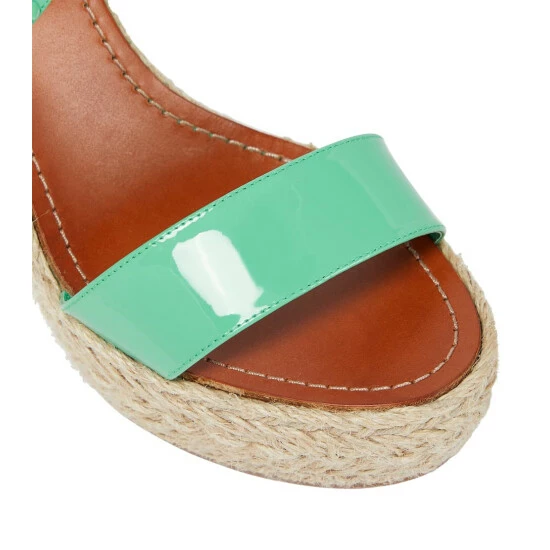 Christian Louboutin Chocazeppa 120 Embellished Wedge Sandals 5 Christian Louboutin Chocazeppa 120 Embellished Wedge Sandals - Image 5