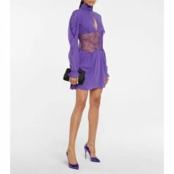 Christian Louboutin Hot Chick 100 Metallic Leather Pumps