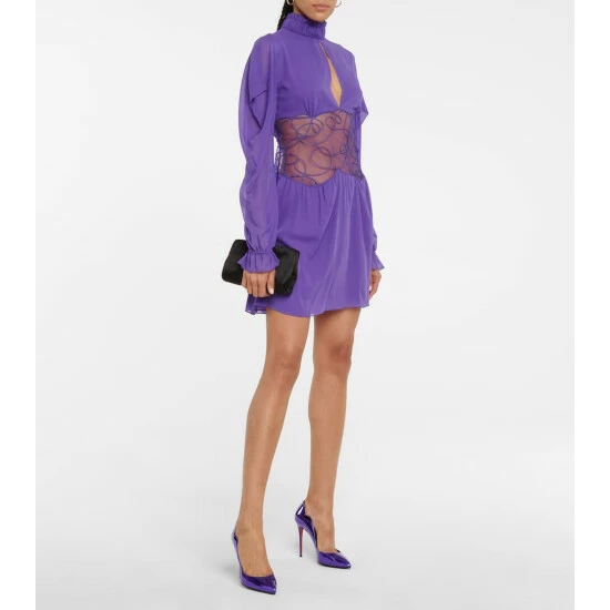 Christian Louboutin Hot Chick 100 Metallic Leather Pumps 1 Christian Louboutin Hot Chick 100 Metallic Leather Pumps