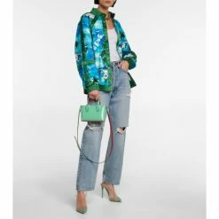 Christian Louboutin Spikoo 100 PVC And Leather Pumps