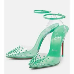 Christian Louboutin Spikoo 100 PVC And Leather Pumps 8 Christian Louboutin Spikoo 100 PVC And Leather Pumps -Christian Louboutin Sales unnamed file 1176