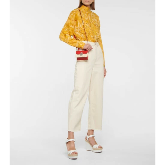 Christian Louboutin Almerio 120 Leather Espadrille Wedges 1 Christian Louboutin Almerio 120 Leather Espadrille Wedges