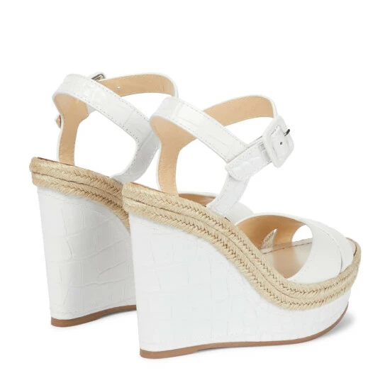 Christian Louboutin Almerio 120 Leather Espadrille Wedges 2 Christian Louboutin Almerio 120 Leather Espadrille Wedges - Image 2