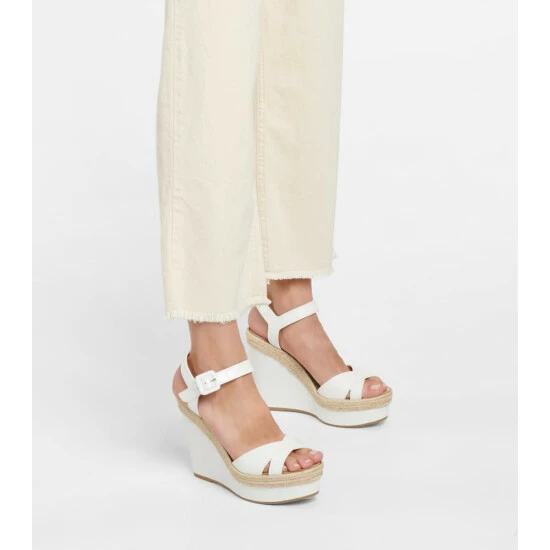 Christian Louboutin Almerio 120 Leather Espadrille Wedges 3 Christian Louboutin Almerio 120 Leather Espadrille Wedges - Image 3