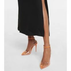 Christian Louboutin Spikoo 100 PVC And Leather Pumps -Christian Louboutin Sales unnamed file 1204