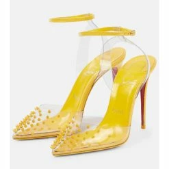 Christian Louboutin Spikoo 100 PVC And Leather Pumps -Christian Louboutin Sales unnamed file 1220