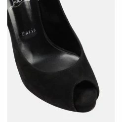 Christian Louboutin Lace Up NVP Suede Peep-toe Pumps 9 Christian Louboutin Lace Up NVP Suede Peep-toe Pumps -Christian Louboutin Sales unnamed file 1257