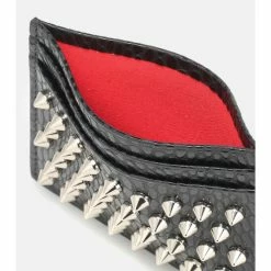 Christian Louboutin Studded Leather Card Holder