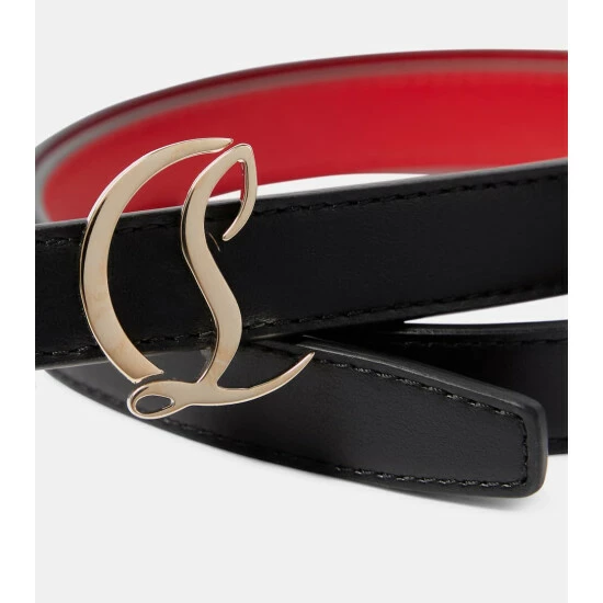 Christian Louboutin Logo Leather Belt 2 Christian Louboutin Logo Leather Belt - Image 2