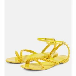 Christian Louboutin Mafaldina Spikes Leather Sandals -Christian Louboutin Sales unnamed file 1283