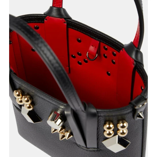 Christian Louboutin Cabata Mini Embellished Leather Tote 2 Christian Louboutin Cabata Mini Embellished Leather Tote - Image 2