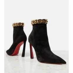 Christian Louboutin Asteroispikes Embellished Suede Ankle Boots -Christian Louboutin Sales unnamed file 134