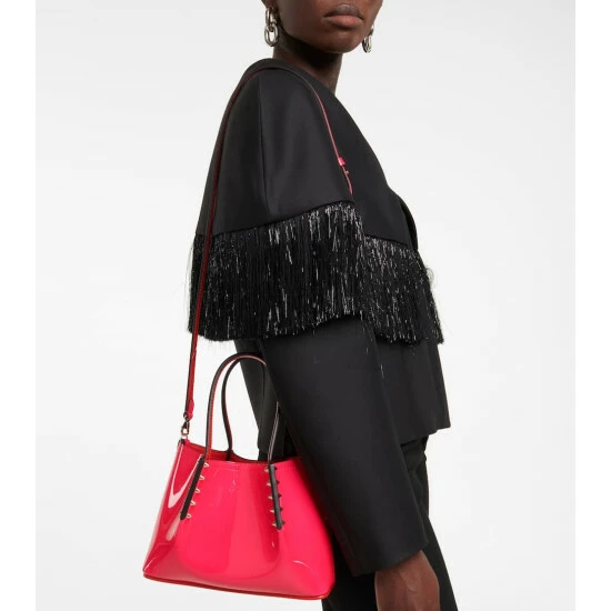 Christian Louboutin Cabarock Mini Patent Leather Tote 1 Christian Louboutin Cabarock Mini Patent Leather Tote