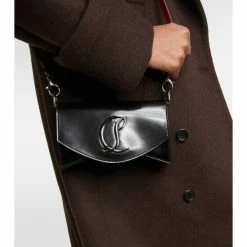 Christian Louboutin Loubi54 Patent Leather Shoulder Bag