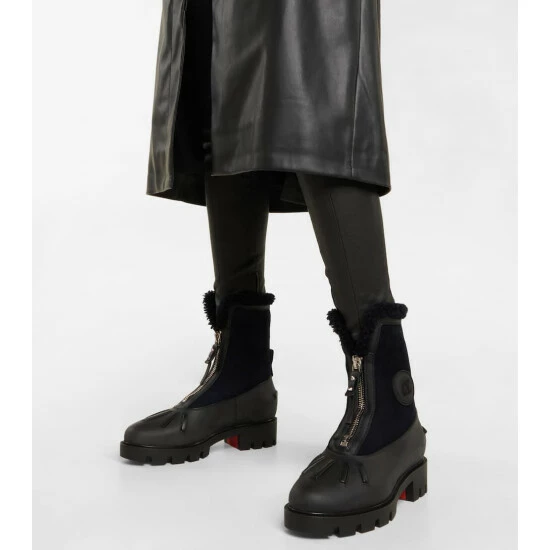 Christian Louboutin Glory Suede Ankle Boots 3 Christian Louboutin Glory Suede Ankle Boots - Image 3