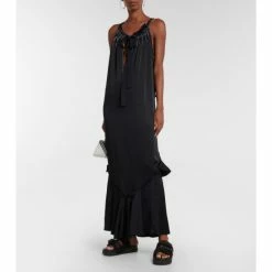 Christian Louboutin Daddy Pool Flat Leather Sandals