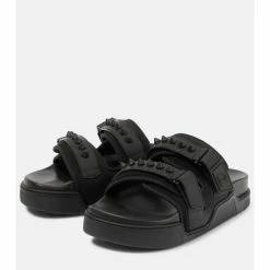 Christian Louboutin Daddy Pool Flat Leather Sandals 8 Christian Louboutin Daddy Pool Flat Leather Sandals -Christian Louboutin Sales unnamed file 1383