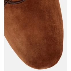 Christian Louboutin Navy Coolito Donna Suede Slippers -Christian Louboutin Sales unnamed file 1389