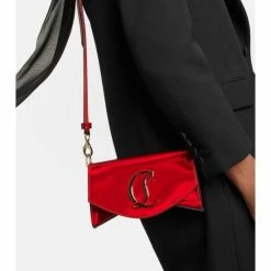 Christian Louboutin Loubi54 Patent Leather Shoulder Bag