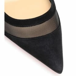 Christian Louboutin Galavati 85 Suede And Mesh Pumps -Christian Louboutin Sales unnamed file 1402
