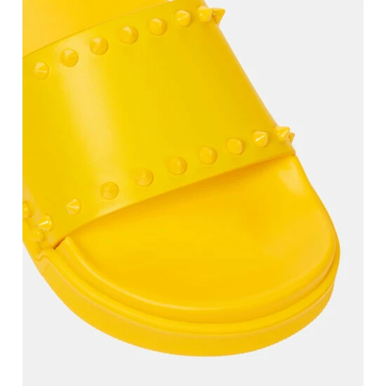 Christian Louboutin Pool Stud Embellished Slides 5 Christian Louboutin Pool Stud Embellished Slides - Image 5