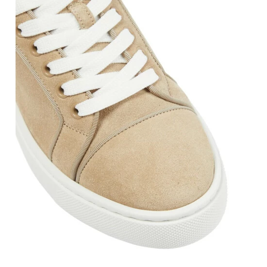 Christian Louboutin Vierissima Shearling-trimmed Suede Sneakers 5 Christian Louboutin Vierissima Shearling-trimmed Suede Sneakers - Image 5
