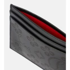 Christian Louboutin Kios Perforated Leather Card Holder