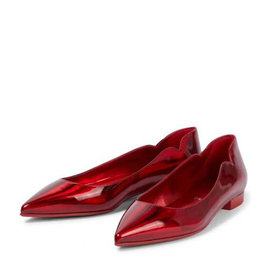 Christian Louboutin Hot Chickita Patent Leather Ballet Flats 4 Christian Louboutin Hot Chickita Patent Leather Ballet Flats - Image 4