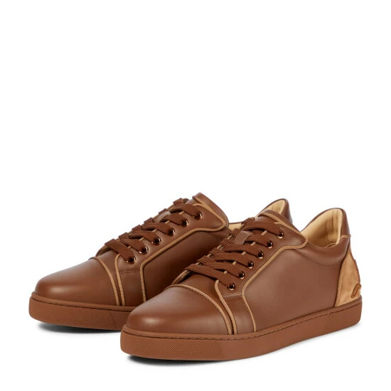 Christian Louboutin Fun Vieira Leather Sneakers 4 Christian Louboutin Fun Vieira Leather Sneakers - Image 4