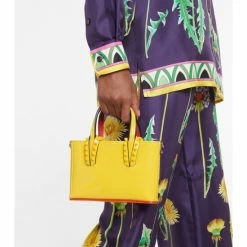 Christian Louboutin Cabata Nano Patent Leather Tote Bag