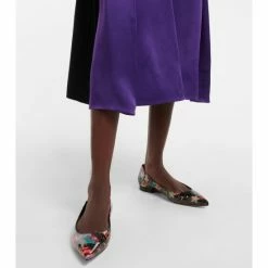 Christian Louboutin Hot Chickita Printed Patent Leather Ballet Flats 7 Christian Louboutin Hot Chickita Printed Patent Leather Ballet Flats -Christian Louboutin Sales unnamed file 151