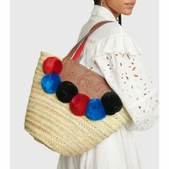 Christian Louboutin Loubishore Embellished Basket Bag