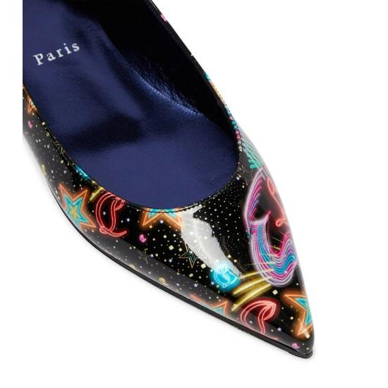 Christian Louboutin Hot Chickita Printed Patent Leather Ballet Flats 5 Christian Louboutin Hot Chickita Printed Patent Leather Ballet Flats - Image 5