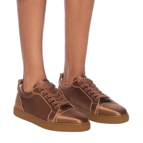 Christian Louboutin Louis Junior Silk-satin Sneakers 3 Christian Louboutin Louis Junior Silk-satin Sneakers - Image 3