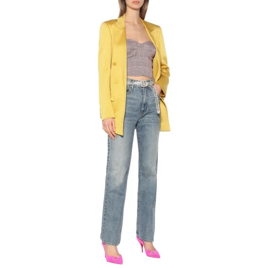 Christian Louboutin CL 80 Embellished Suede Pumps 1 Christian Louboutin CL 80 Embellished Suede Pumps