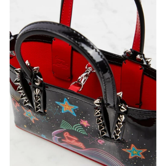 Christian Louboutin Cabata Mini Embellished Leather Tote Bag 2 Christian Louboutin Cabata Mini Embellished Leather Tote Bag - Image 2