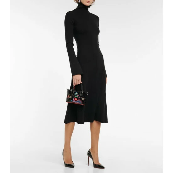 Christian Louboutin Cabata Mini Embellished Leather Tote Bag 4 Christian Louboutin Cabata Mini Embellished Leather Tote Bag - Image 4