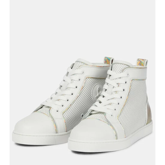 Christian Louboutin Fun Louis Leather Sneakers 4 Christian Louboutin Fun Louis Leather Sneakers - Image 4